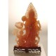SCULTURA ORIENTALE IN QUARZO ROSA
