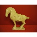 Scultura cavallo Tang in marmo burm