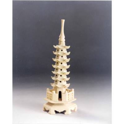 Sculture di una pagoda in marmo burm